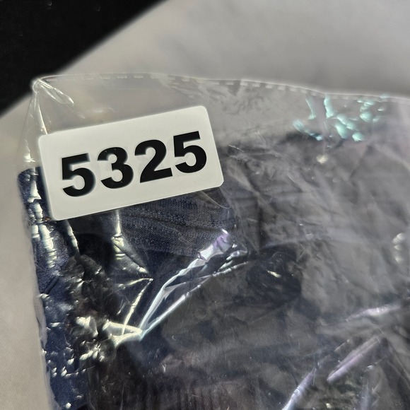 PJ Paul Jones Polo Shirt 2XL Mens Navy Blue Striped Textured Short Sleeve - Picture 6 of 6